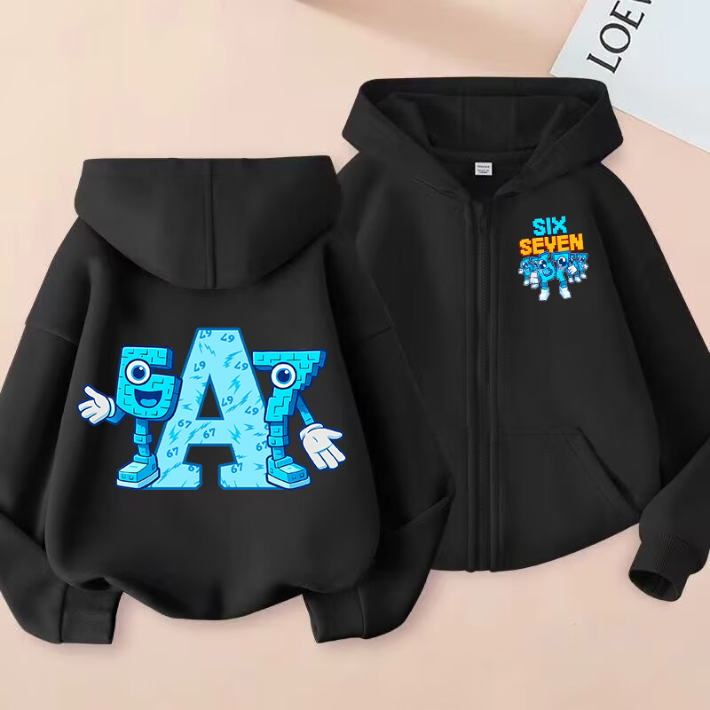 Winter Clothing For Boys - Cardigan Hooded Jacket Steal A Brainrot