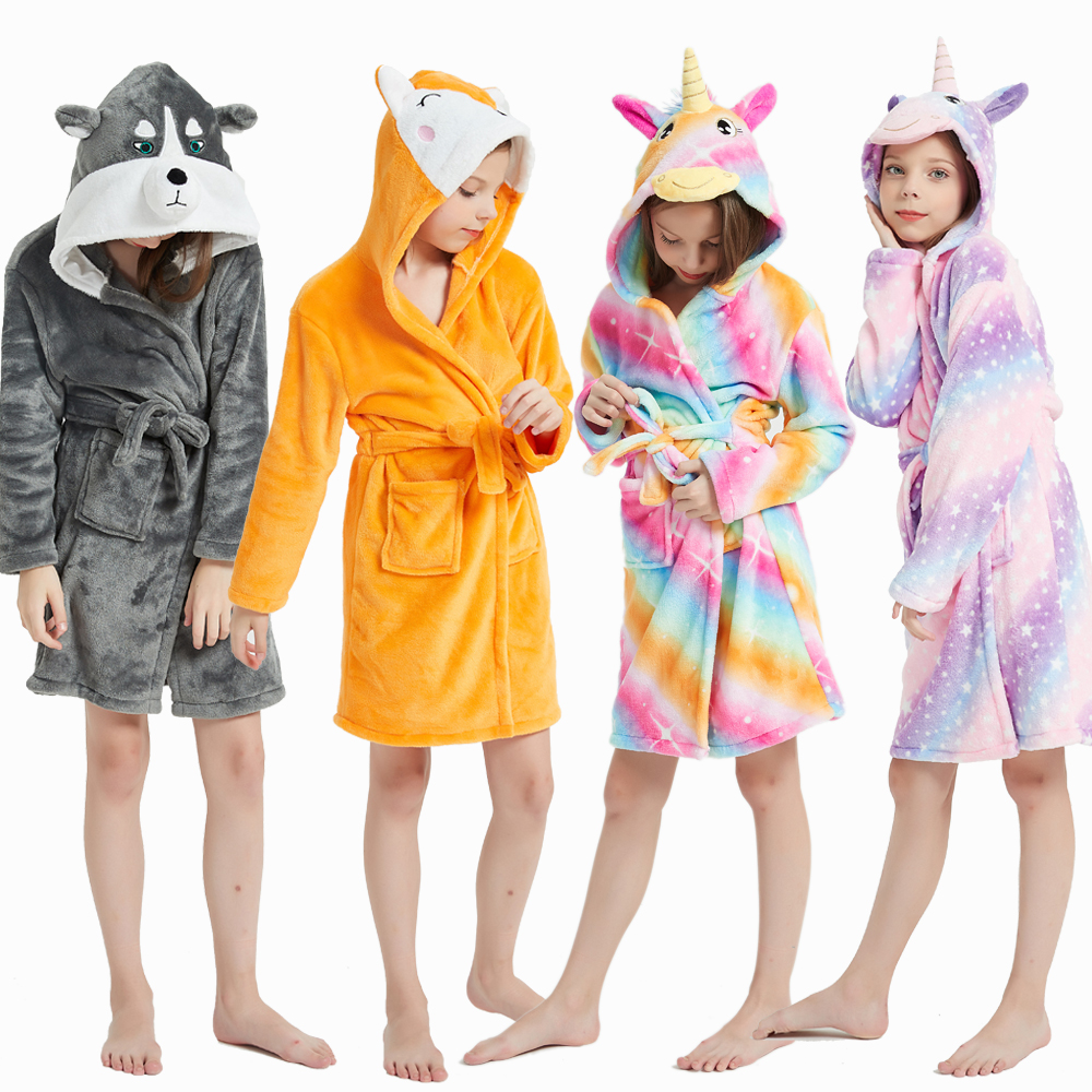 Winter Clothing Baby Boy - Animal Bathrobes for Girls Children's Pajamas