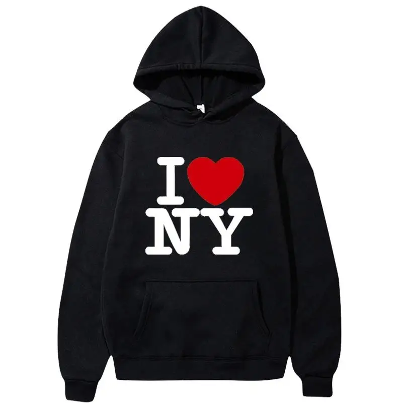 I Love New York Pritned Hoodie - مراجعة Winter Clothing New York وسعره