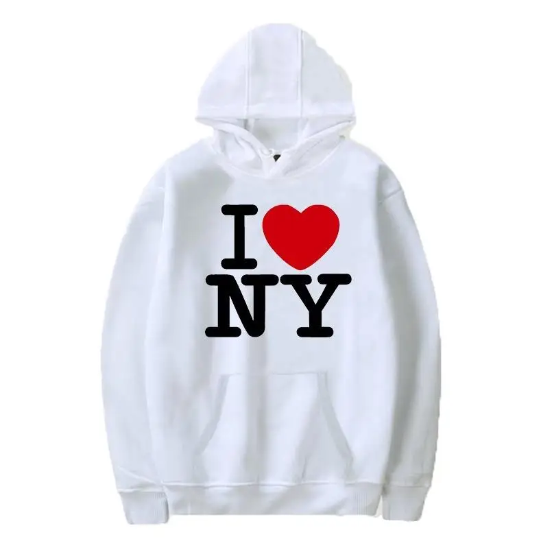 I Love New York Pritned Hoodie - مراجعة Winter Clothing New York وسعره