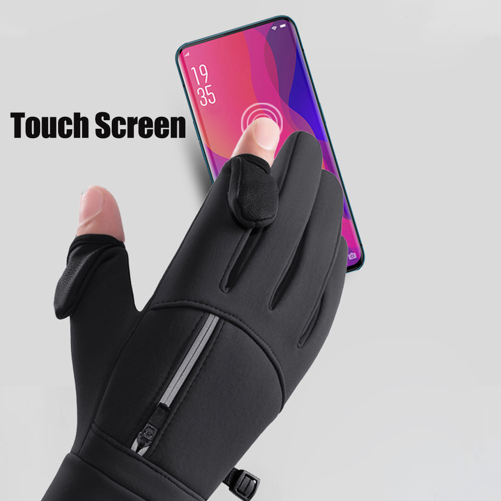 Winter Warm Gloves Flip Over E - مراجعة Waterproof Mitten Ski وسعره