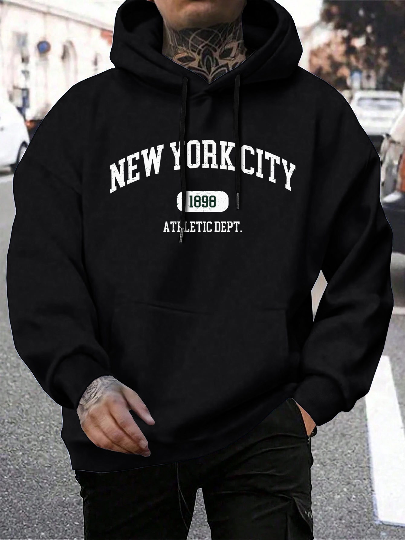 New York Usa City Letter Hoodi - مراجعة Winter Clothing New York وسعره