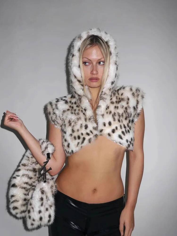 2026 Sexy Leopard Print Hooded - مراجعة Winter Clothing Taiwan وسعره