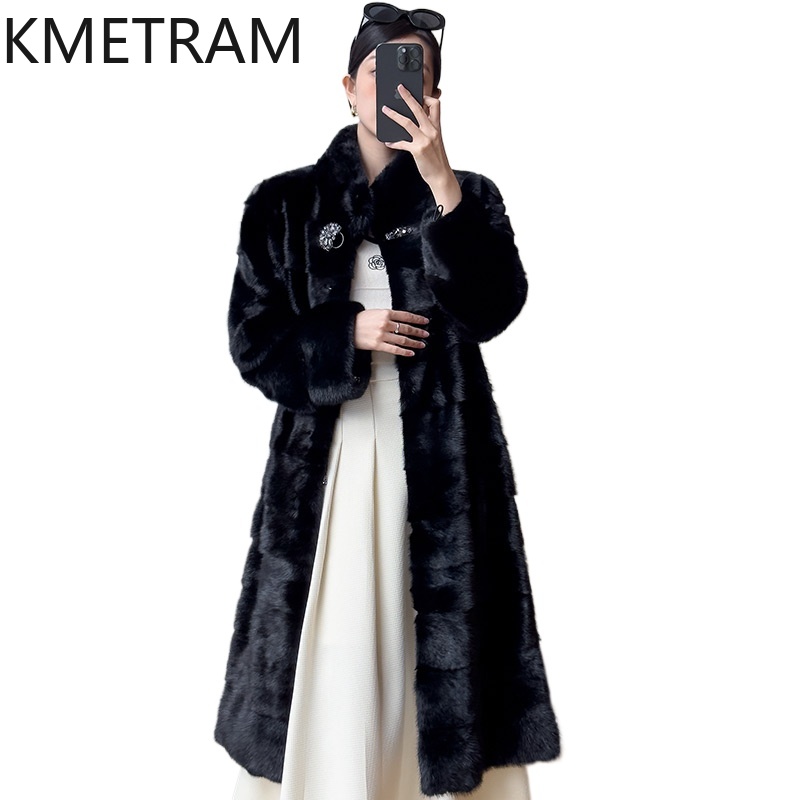 Real Whole Mink Fur Coat Woman - مراجعة Quality Winter Clothing Jacket وسعره