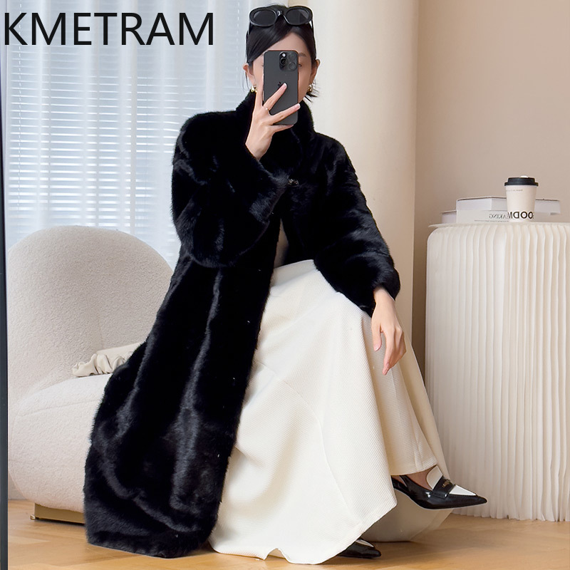 Real Whole Mink Fur Coat Woman - مراجعة Quality Winter Clothing Jacket وسعره