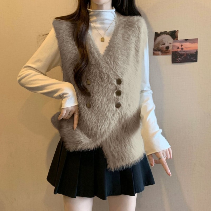 Knit Vests For Women Cardigan  - مراجعة Winter Clothing Sale Women وسعره