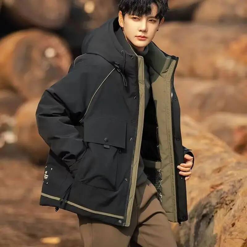 Men's Down Jacket Workwear Thi - مراجعة Winter Clothing Taiwan وسعره