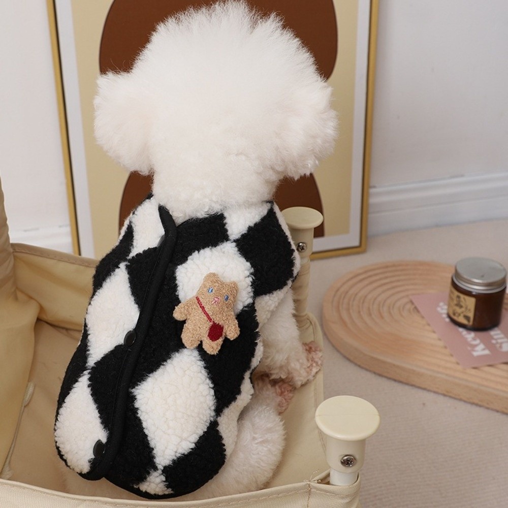 Fashion Plaid Fleece Pet Puppy - مراجعة Jack Winter Clothing وسعره