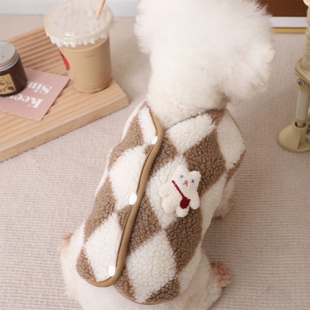 Fashion Plaid Fleece Pet Puppy - مراجعة Jack Winter Clothing وسعره