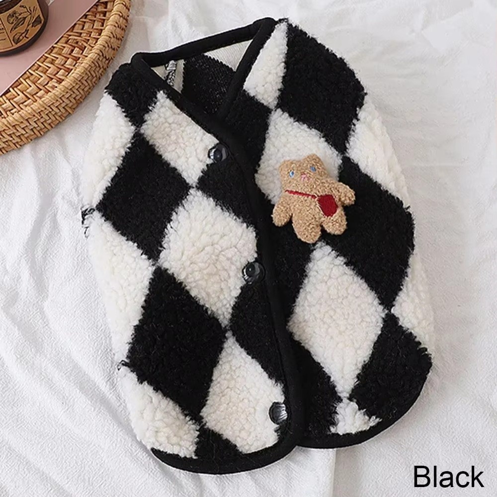 Fashion Plaid Fleece Pet Puppy - مراجعة Jack Winter Clothing وسعره
