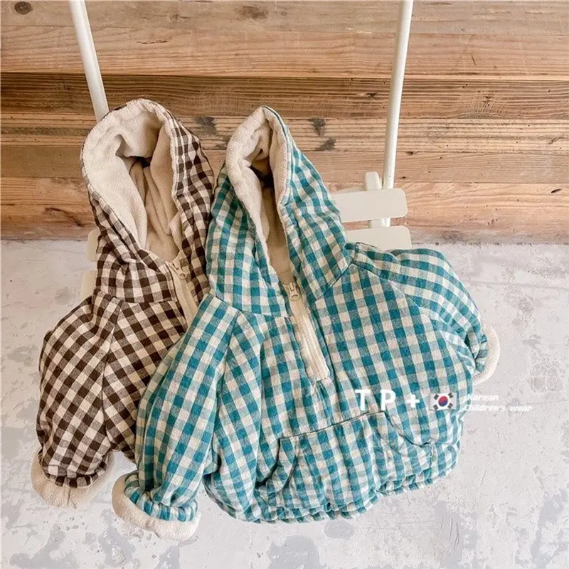 Fashion Plaid Kids Jacket 2026 - مراجعة Winter Clothing Baby Boy وسعره