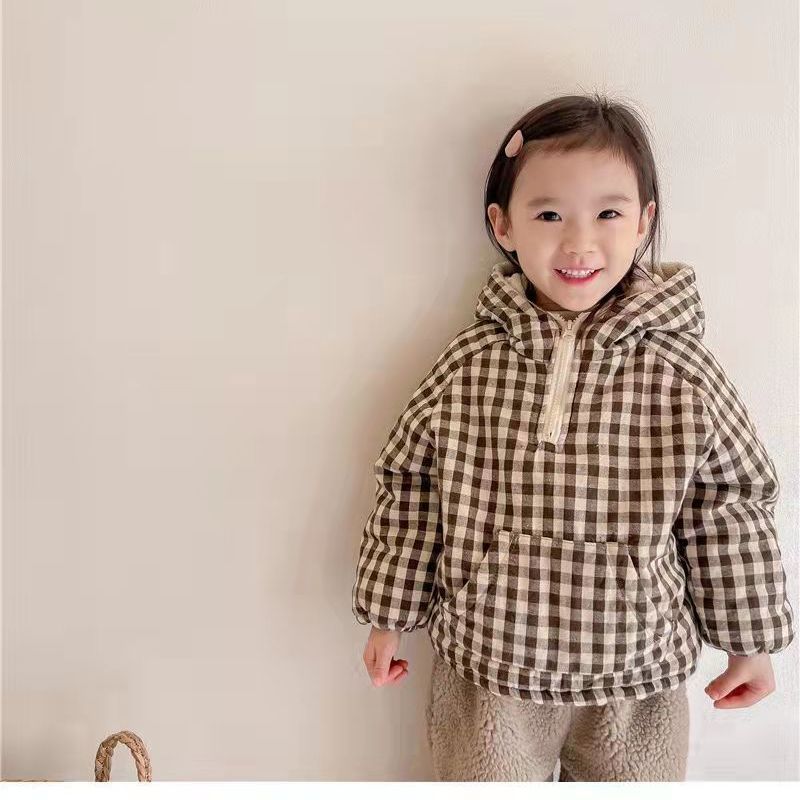 Fashion Plaid Kids Jacket 2026 - مراجعة Winter Clothing Baby Boy وسعره