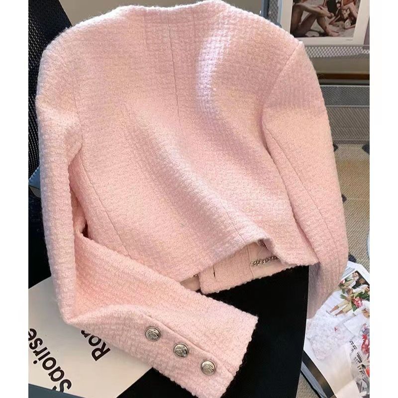 Women Tweed Fragrant Pink Jack - مراجعة Jack Winter Clothing وسعره