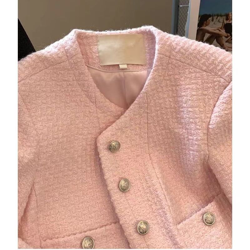 Women Tweed Fragrant Pink Jack - مراجعة Jack Winter Clothing وسعره