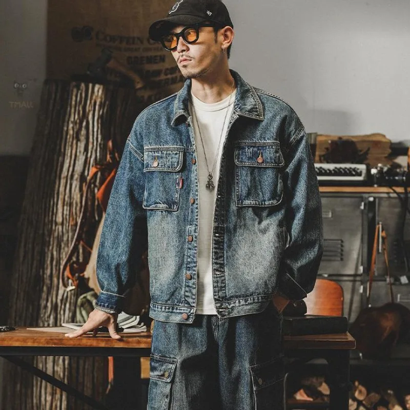 Trendy Loose Denim Jackets Man - مراجعة Quality Winter Clothing Jacket وسعره