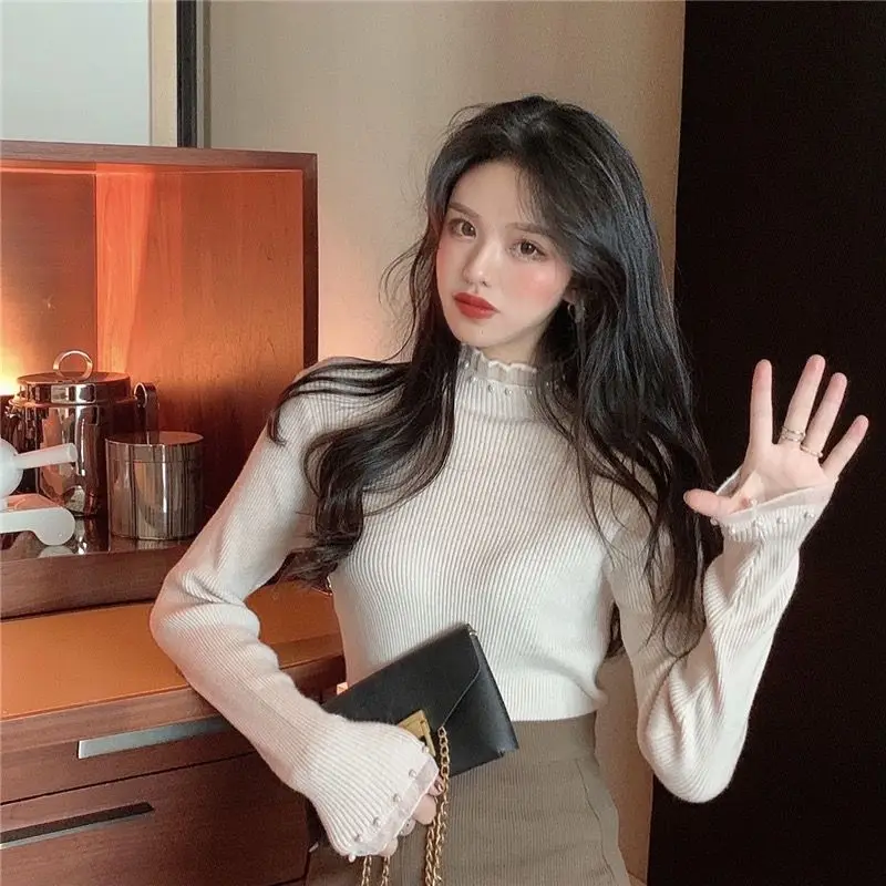 Fashion 2025 Pearl Lace Female - مراجعة Winter Clothing Sale Women وسعره