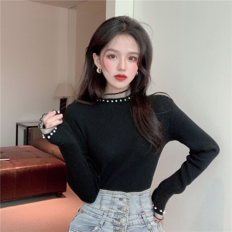 Fashion 2025 Pearl Lace Female - مراجعة Winter Clothing Sale Women وسعره