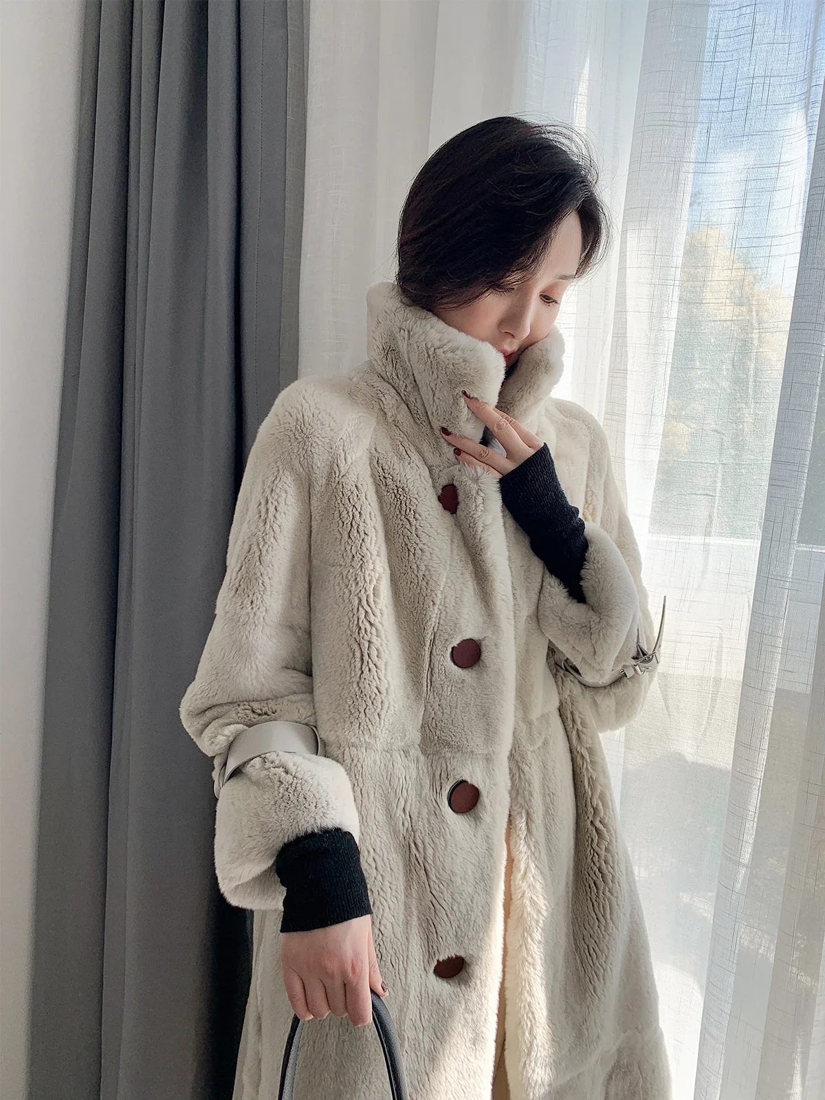 High Quality Real Rex Rabbit F - مراجعة Quality Winter Clothing Jacket وسعره