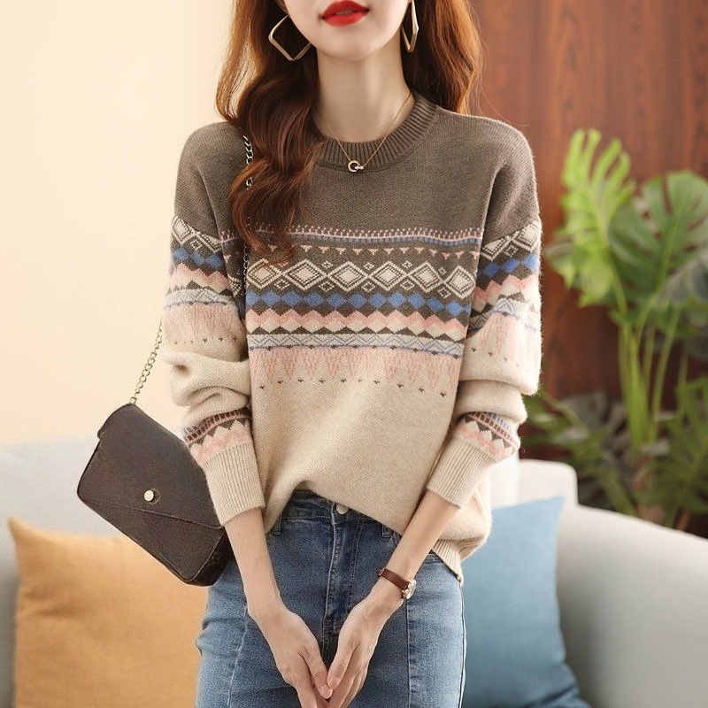 Round O Neck Ladies Pullovers  - مراجعة Winter Clothing Sale Women وسعره