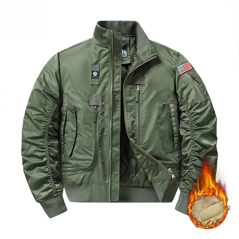 Winter MA1 Men's Bomber Jacket - مراجعة Winter Clothing Taiwan وسعره
