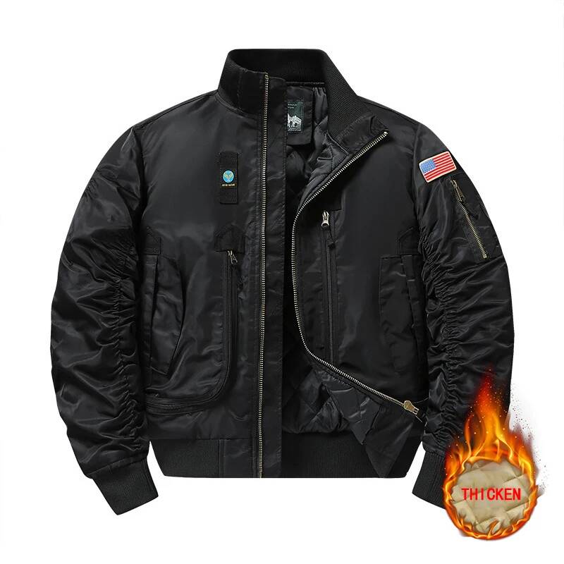 Winter MA1 Men's Bomber Jacket - مراجعة Winter Clothing Taiwan وسعره