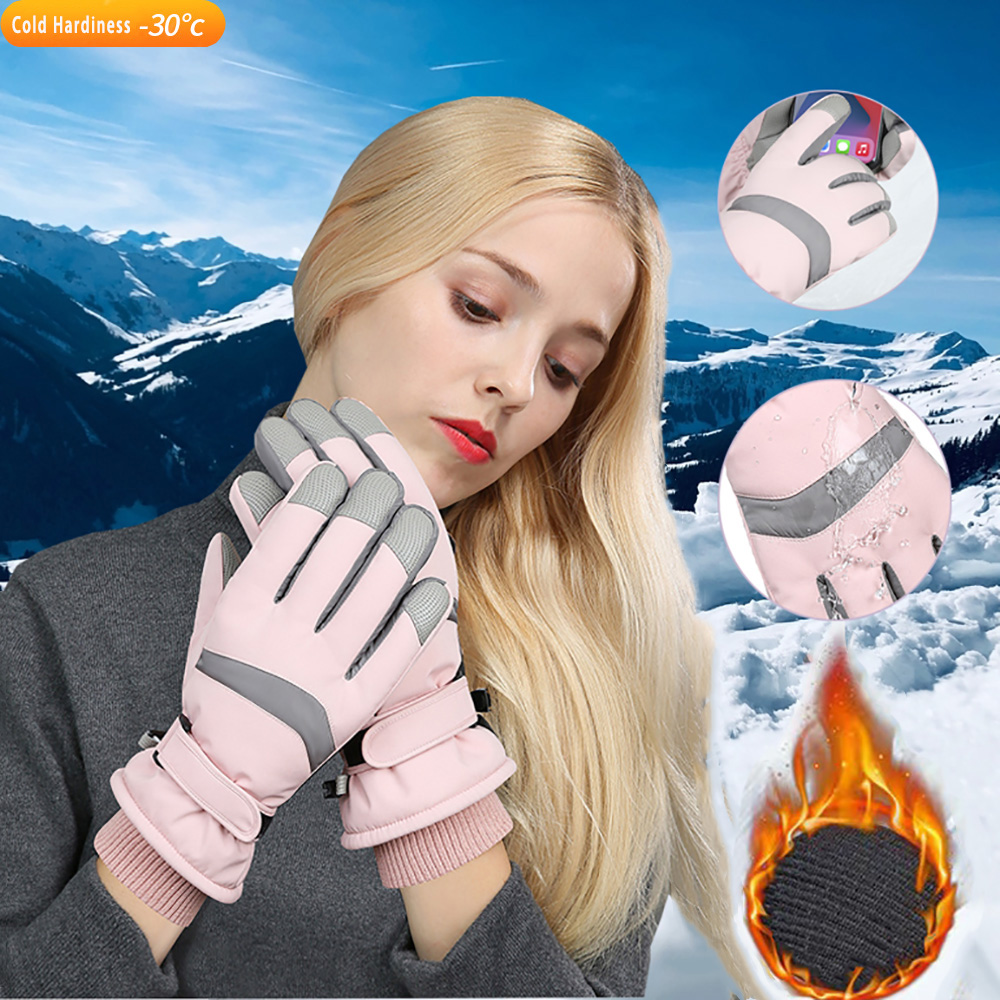 YANBIGUO Ski Gloves Winter Glo - مراجعة Waterproof Mitten Ski وسعره