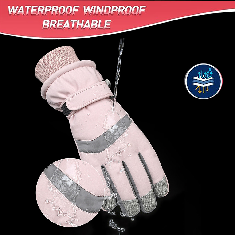 YANBIGUO Ski Gloves Winter Glo - مراجعة Waterproof Mitten Ski وسعره
