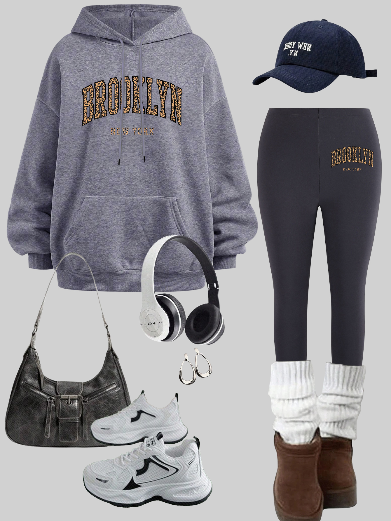 Brooklyn New York Printing Wom - مراجعة Winter Clothing New York وسعره