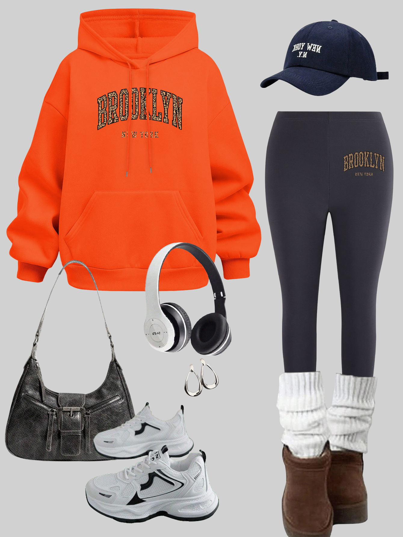 Brooklyn New York Printing Wom - مراجعة Winter Clothing New York وسعره