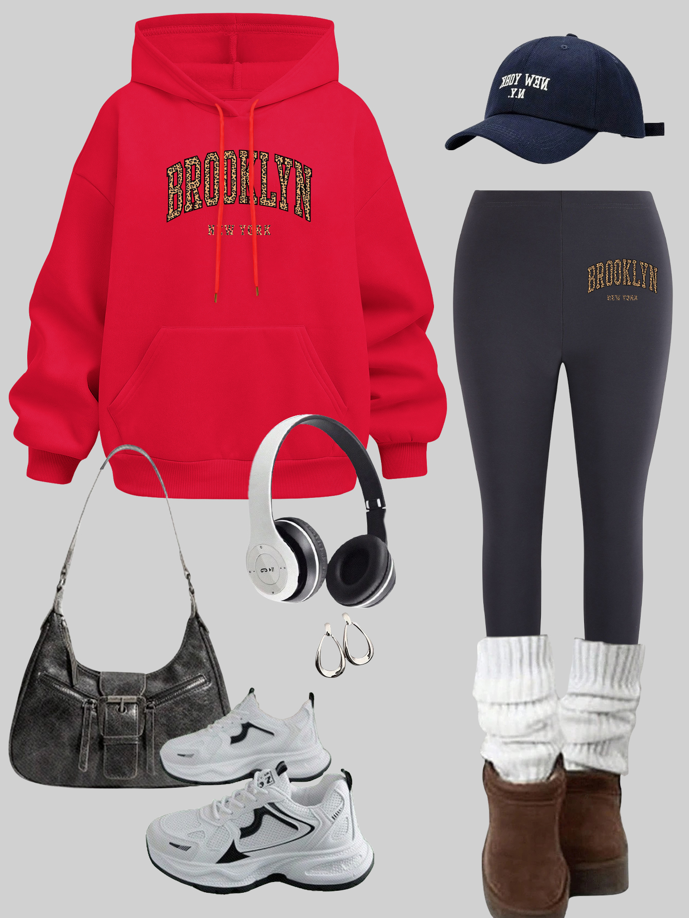 Brooklyn New York Printing Wom - مراجعة Winter Clothing New York وسعره