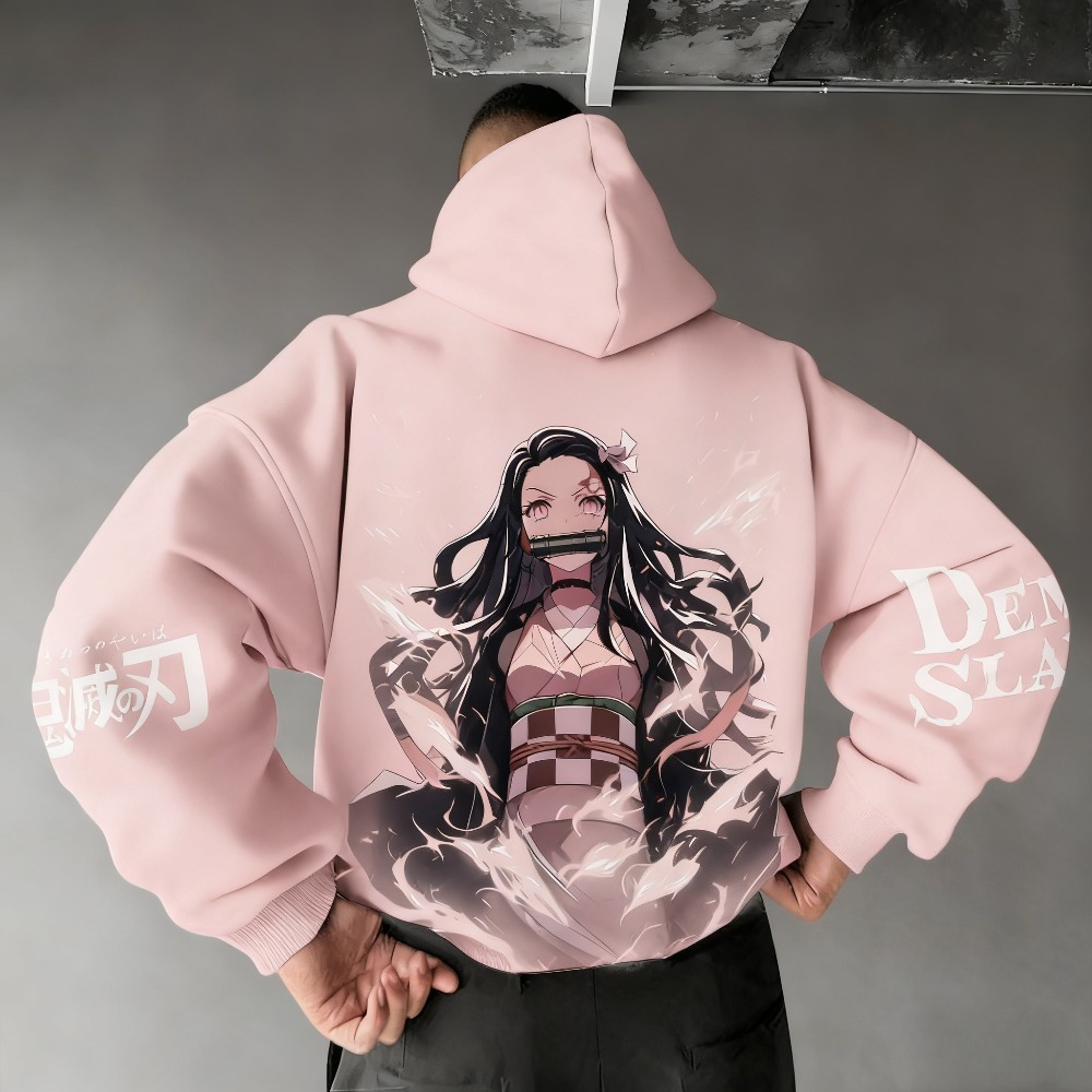 Demon Slayer Men's Hoodie Swea - مراجعة Winter Clothing For Boys وسعره
