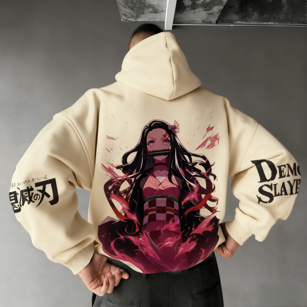 Demon Slayer Men's Hoodie Swea - مراجعة Winter Clothing For Boys وسعره