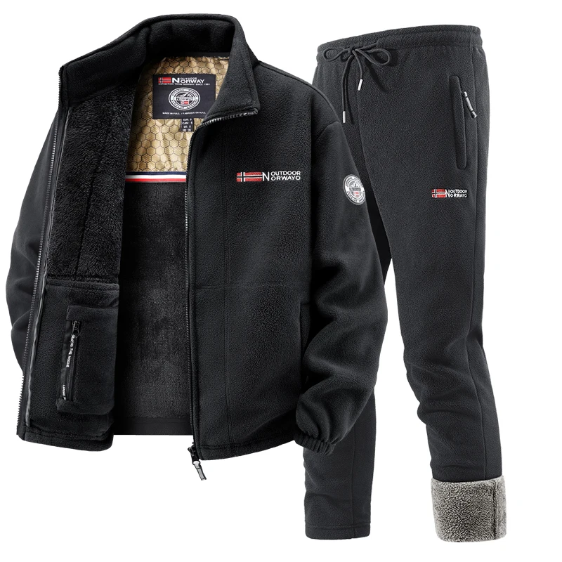 Mens Winter Fleece Tracksuit S - مراجعة Winter Clothing Pants وسعره