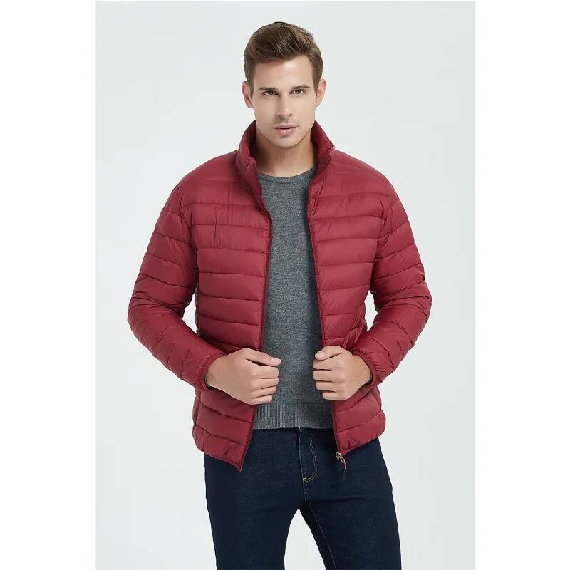 Stand Collar Casual Work Parka - مراجعة Winter Clothing Taiwan وسعره