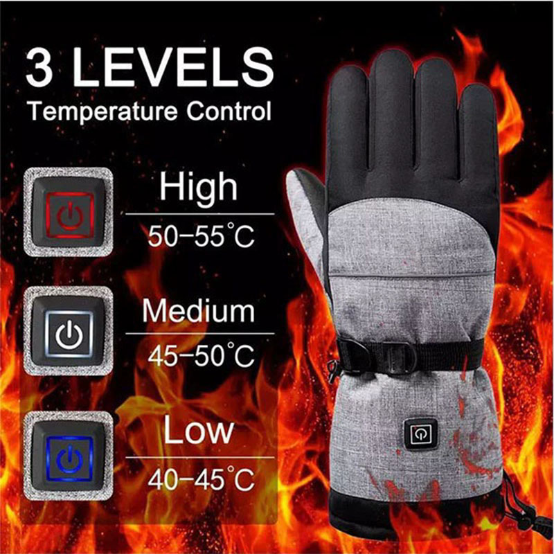 Cotton Heating Winter Gloves E - مراجعة Waterproof Mitten Ski وسعره