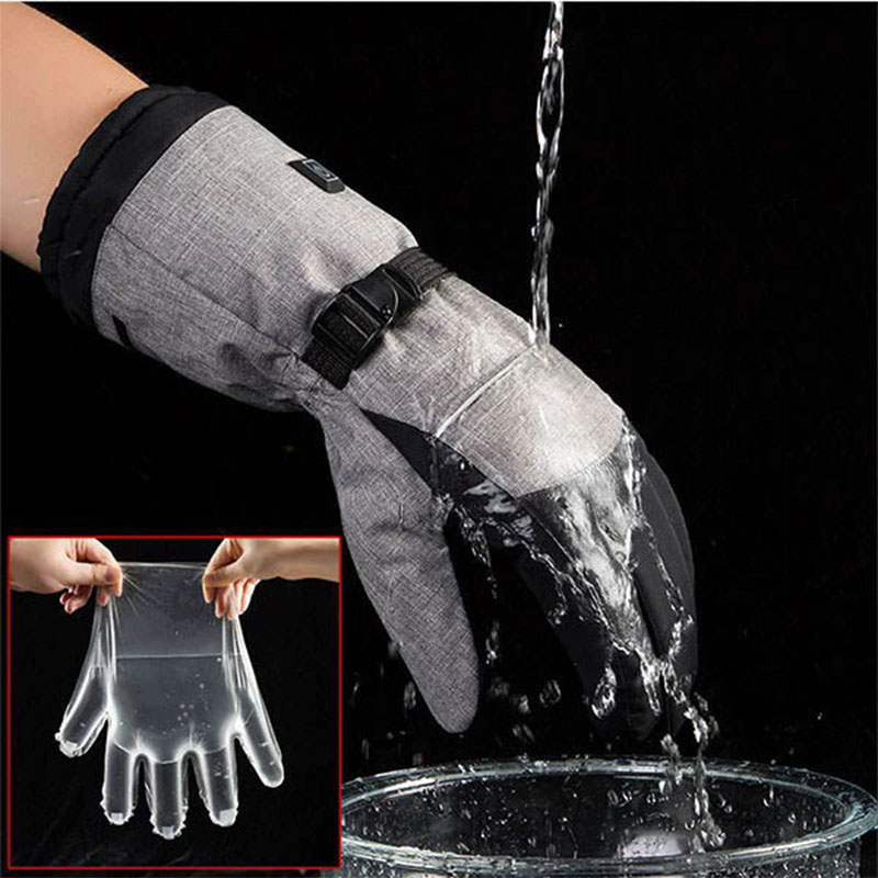 Cotton Heating Winter Gloves E - مراجعة Waterproof Mitten Ski وسعره