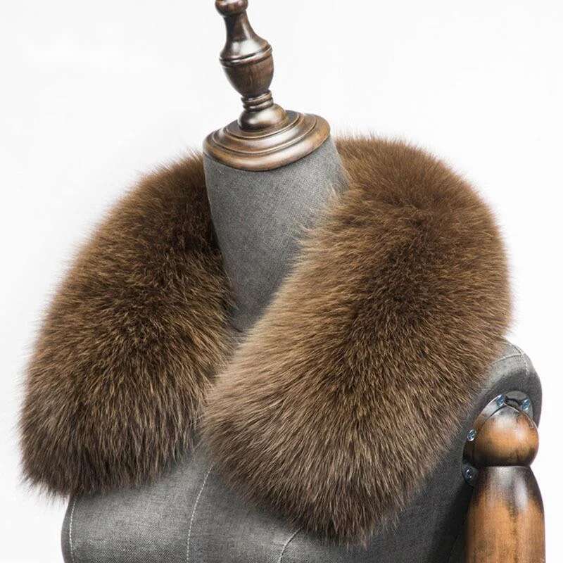 Winter Natural Fox Fur Scarf S - مراجعة Winter Clothing Matching وسعره