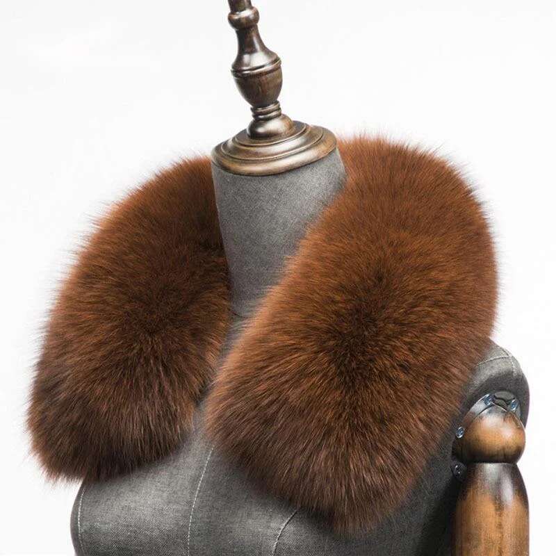 Winter Natural Fox Fur Scarf S - مراجعة Winter Clothing Matching وسعره