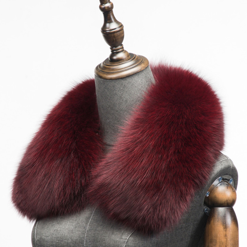 Winter Natural Fox Fur Scarf S - مراجعة Winter Clothing Matching وسعره
