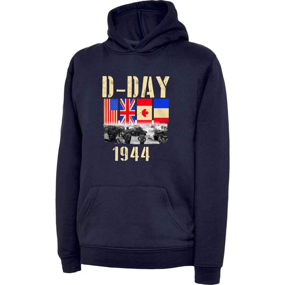 D-Day Hoodie Normandy Landings - مراجعة Winter Clothing Uk وسعره