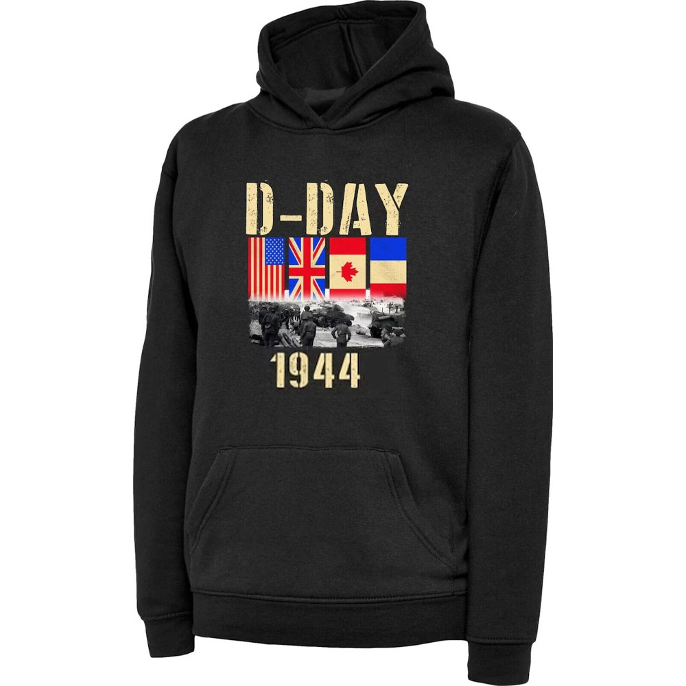 D-Day Hoodie Normandy Landings - مراجعة Winter Clothing Uk وسعره