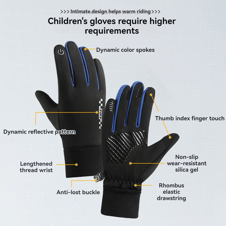 Winter Children's Gloves Padde - مراجعة Waterproof Mitten Ski وسعره