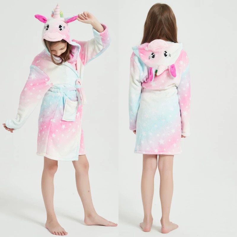 Animal Bathrobes for Girls Chi - مراجعة Winter Clothing Baby Boy وسعره