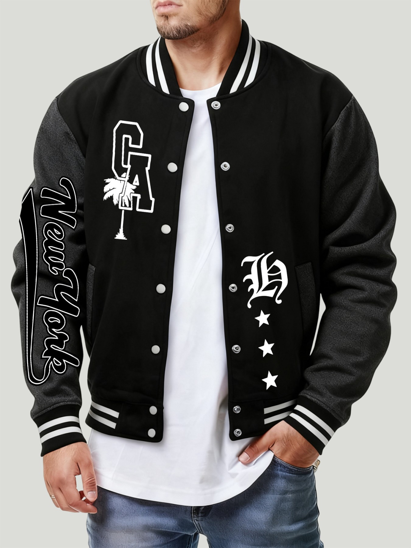 New York Letter Ca Star Patter - مراجعة Winter Clothing New York وسعره