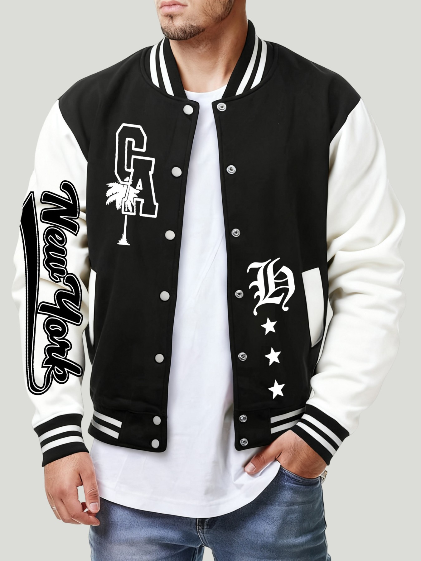 New York Letter Ca Star Patter - مراجعة Winter Clothing New York وسعره