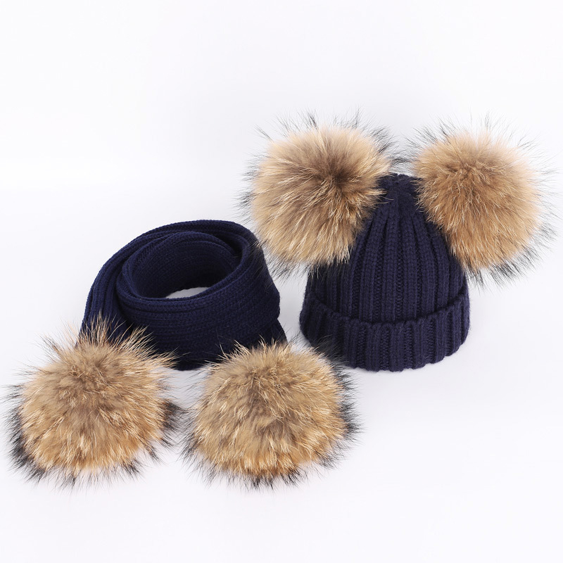 Real Raccoon Fur Balls Kids Kn - مراجعة Winter Clothing For Boys وسعره