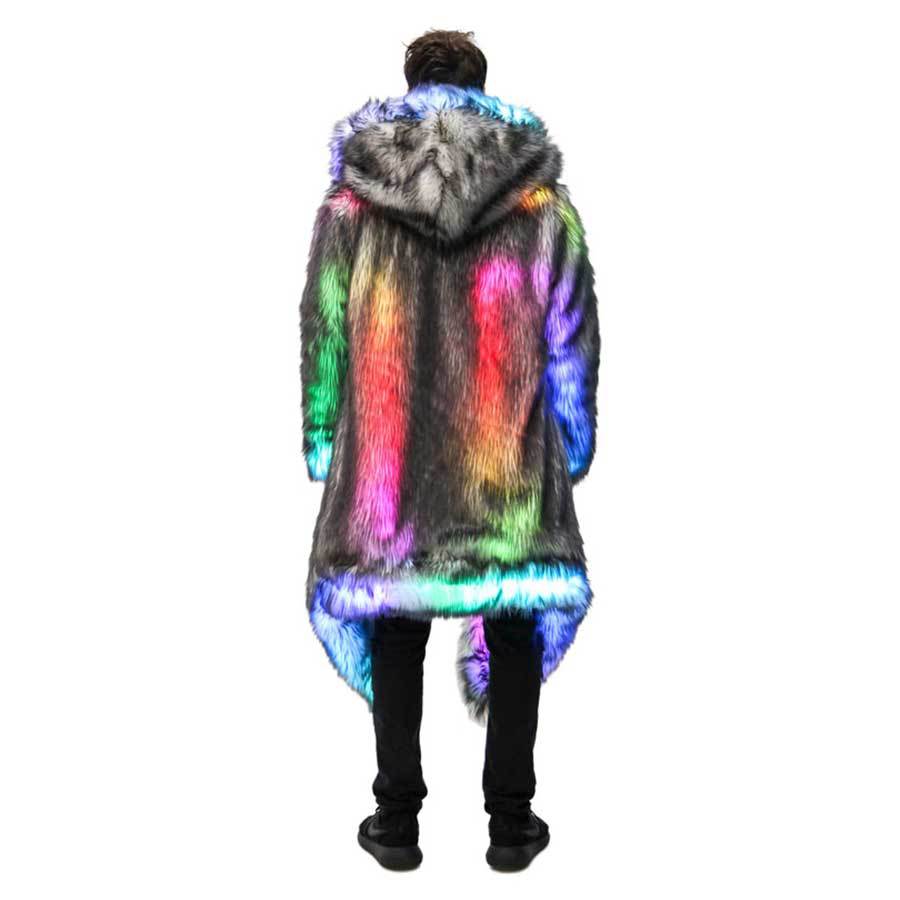 Faux Fur Coat Men Hooded Outer - مراجعة Winter Clothing Matching وسعره