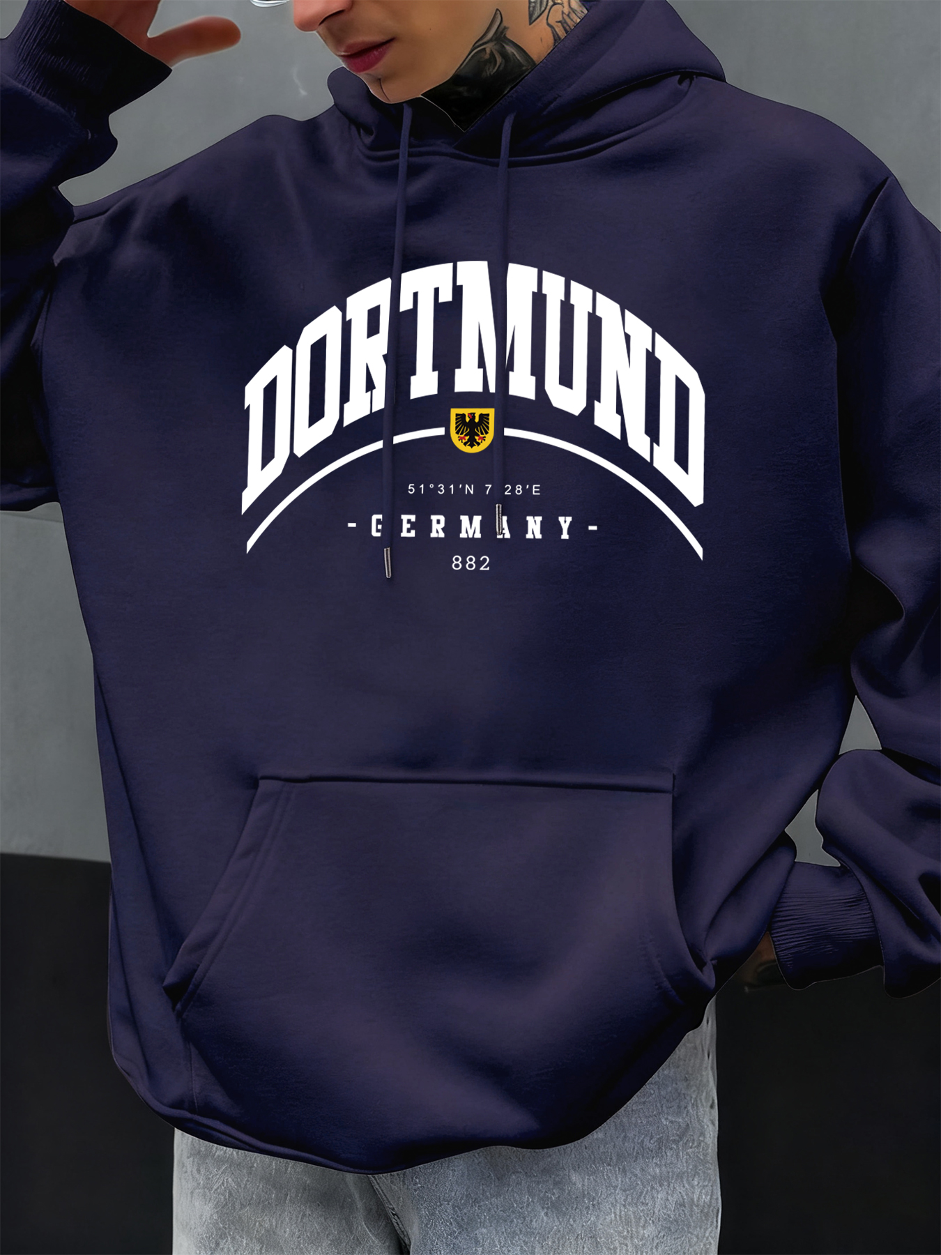 Dortmund Germany Letter Patter - مراجعة Winter Clothing Germany وسعره