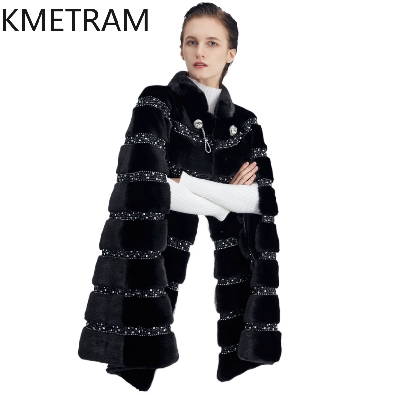100% Natural Mink Fur Jacket W - مراجعة Quality Winter Clothing Jacket وسعره