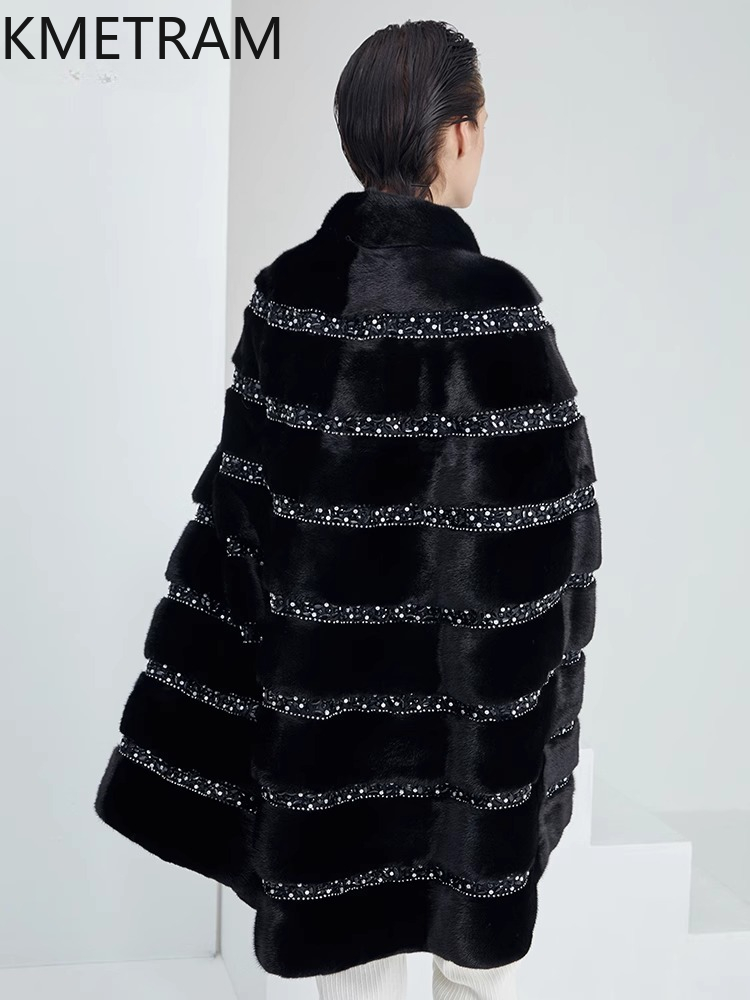 100% Natural Mink Fur Jacket W - مراجعة Quality Winter Clothing Jacket وسعره